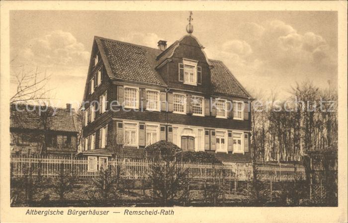 Rath Remscheid Altbergisches Buergerhaus