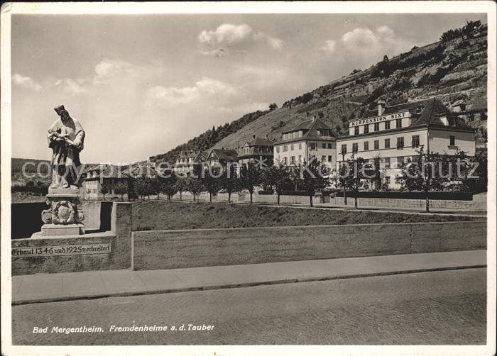 Bad Mergentheim Fremdenheime Tauber