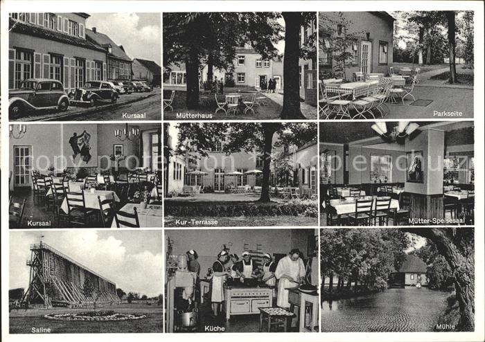 Bad Westernkotten Muetterhaus Kursaal Kueche Speisesaal Muehle Saline