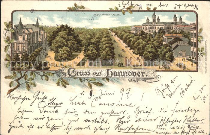 Hannover Herrnhaeuser-Allee Litho