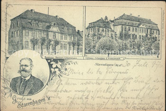 Stavenhagen Rathaus Reuters Geburtshaus Schloss