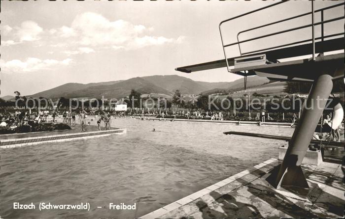 Elzach Freibad Sprungturm