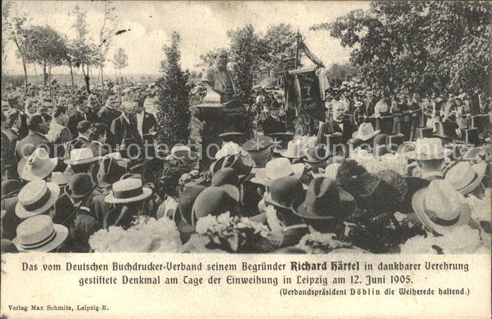 Pforzheim Einweihung Denkmal Richard Haertel