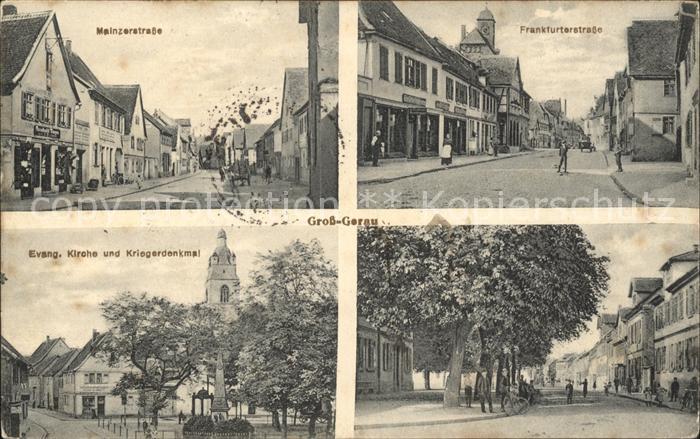 Gross-Gerau Mainzerstrasse Frankfurterstrasse Kriegerdenkmal