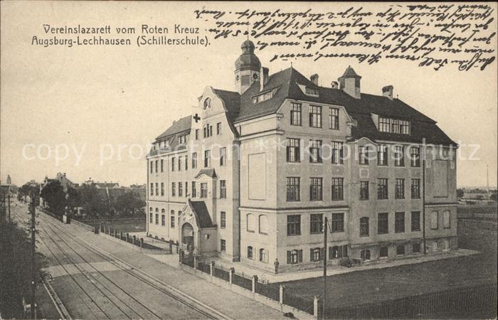 Lechhausen Vereinslazarett vom Roten Kreuz