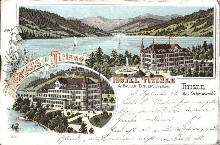Titisee-Neustadt Hotel Titisee A. Faller Eigler