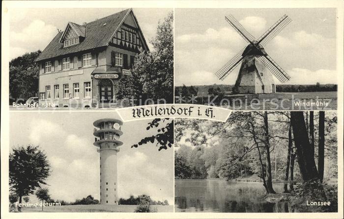 Mellendorf Bahnhofs-Hotel Windmuehle Loenssee Fernmeldeturm