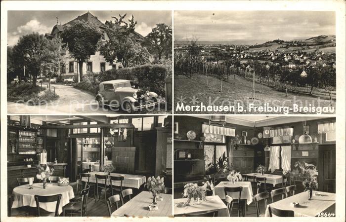 Merzhausen Breisgau Gasthaus zum gruenen Baum Auto