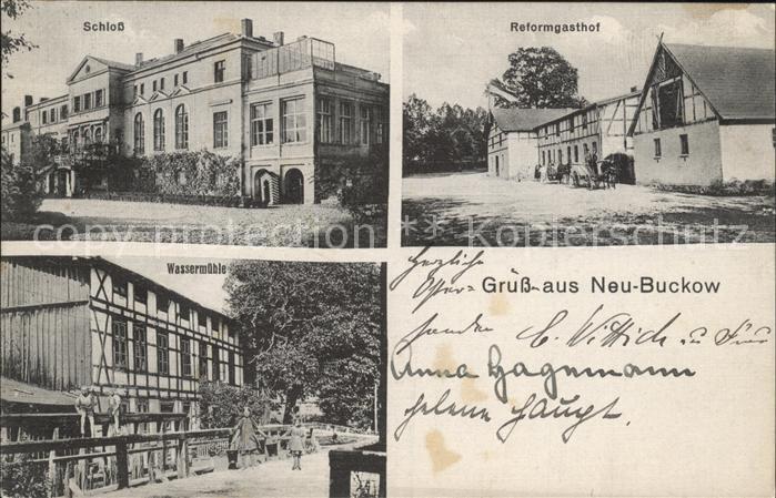 Buckow Maerkische Schweiz Schloss Reformgasthof Wassermuehle