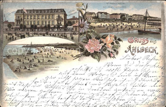 Ahlbeck Ostseebad Strand mit Herrenbac