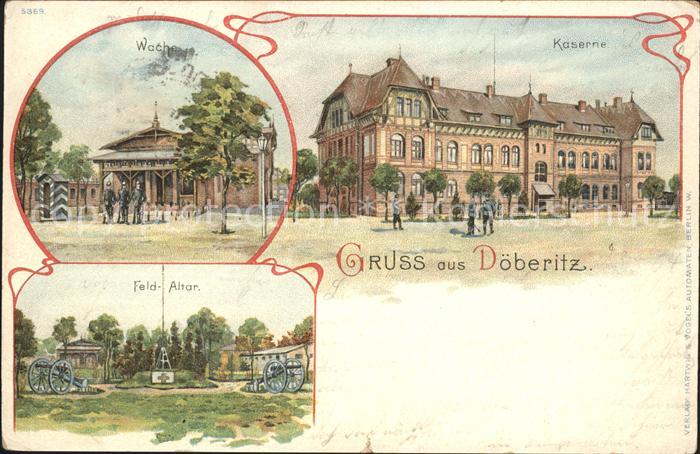 Doeberitz Kaserne Wache Soldaten Feld-Altar