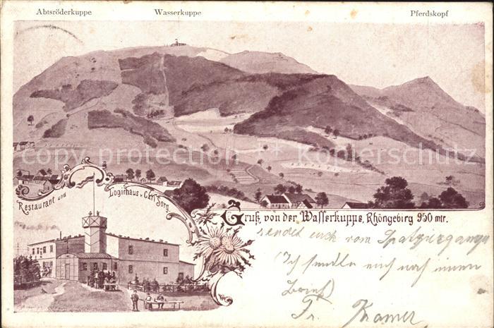 Poppenhausen Wasserkuppe Abtsroederkuppe Pferdskopf