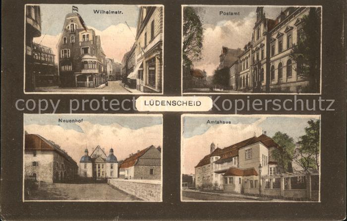 Luedenscheid Wilhelmstrasse Postamt Neuenhof Amtshaus