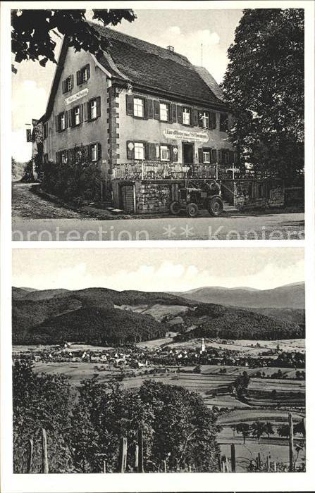 Bollschweil Gasthaus zum Schwanen Kammerer Traktor