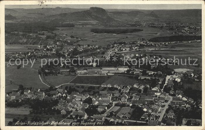 Rielasingen-Worblingen Fliegeraufnahme Arlen Hohentwiel