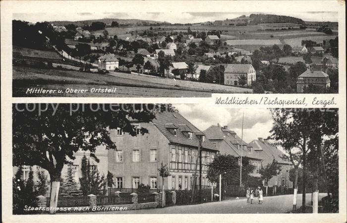 Waldkirchen Erzgebirge Staatsstrasse nach Boernichen