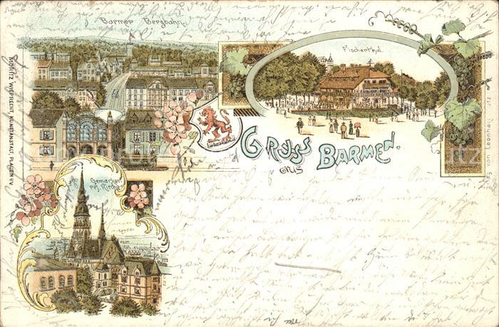 Barmen Wuppertal Bergbahn Fischerthal Kirche