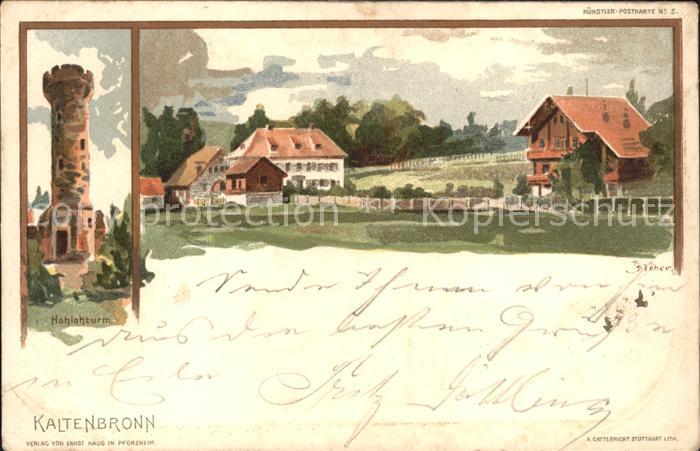 Kaltenbronn Gernsbach Hohleturm Kuenstlerkarte