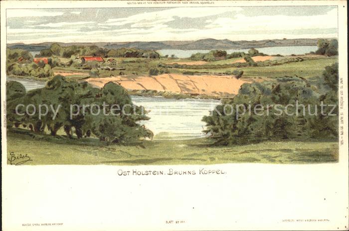 Bruhnskoppel Ost Holstein Kuenstlerkarte