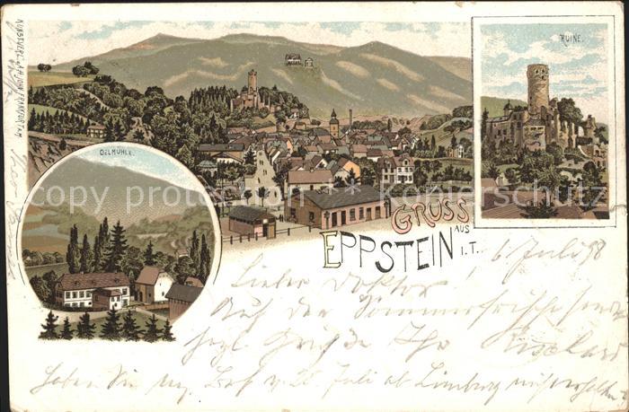 Eppstein Taunus Oelmuehle Ruine