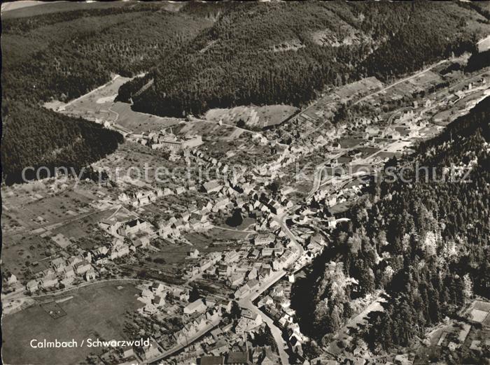 Calmbach Enz Fliegeraufnahme