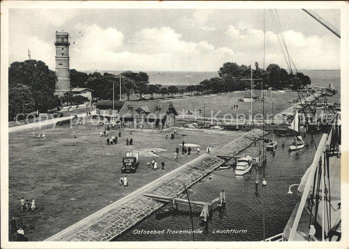 Travemuende Ostseebad Hafen Leuchtturm
