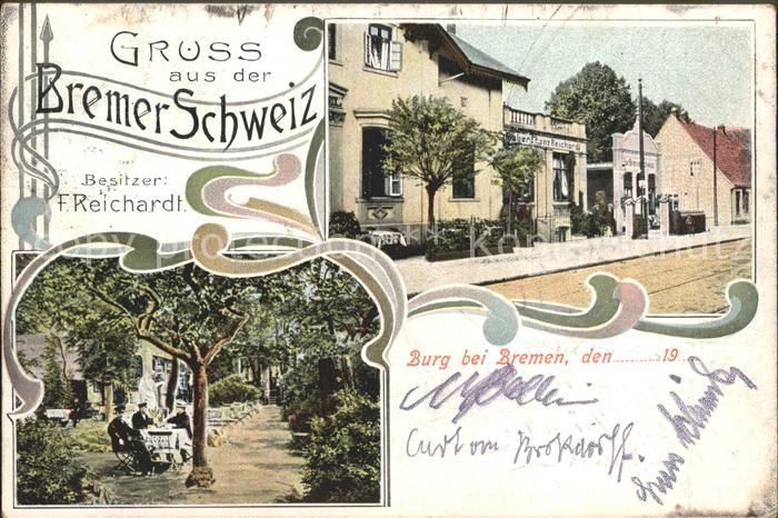 Burg-Bremen Bremer Schweiz F. Reichardt