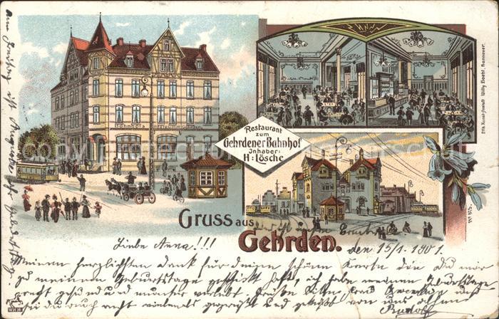 Gehrden Hannover Restaurant Gehrdener Bahnhof H.Loesche