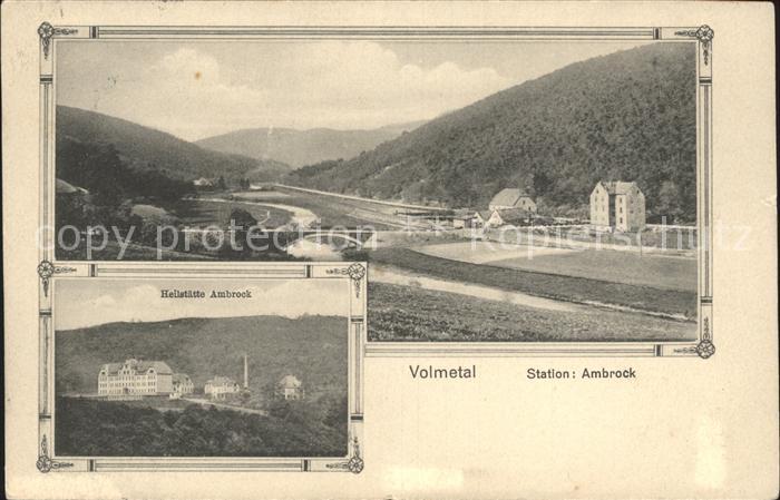 Ambrock Hagen Blick ins Volmetal Heilstaette Bahnpost