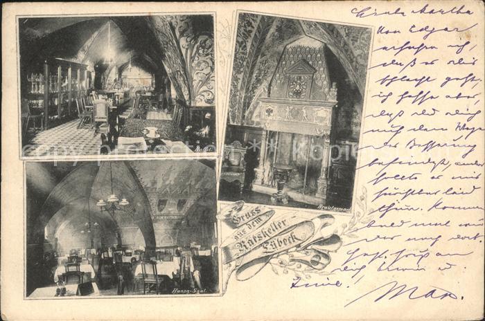 Luebeck Ratskeller Buffet Brautgemach Hanse Saal