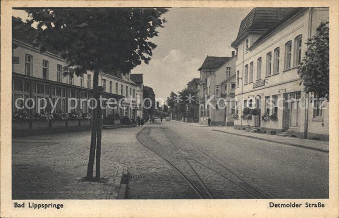 Bad Lippspringe Detmolder Strasse Kupfertiefdruck