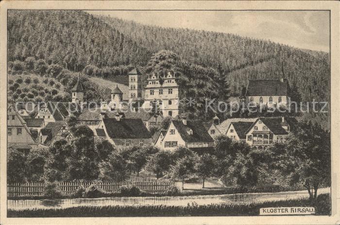 Hirsau Kloster Kuenstlerkarte