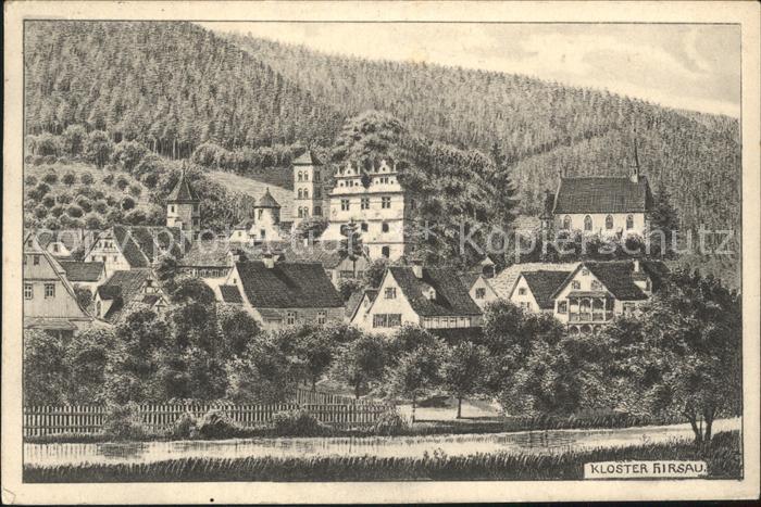 Hirsau Kloster Kuenstlerkarte