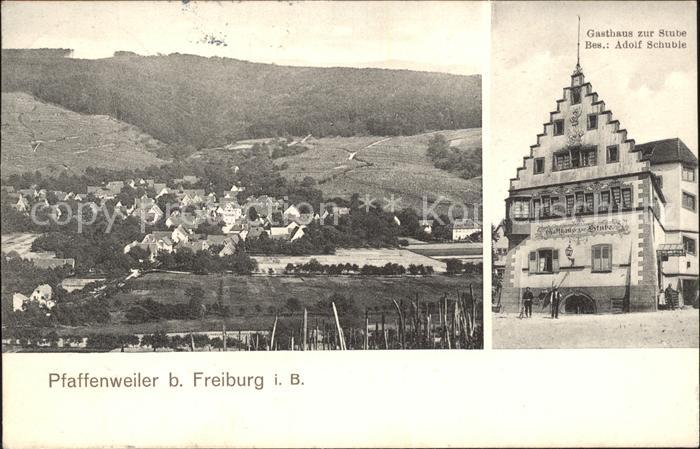 Pfaffenweiler Breisgau Gesamtansicht Gasthaus zur Sonne Giebel