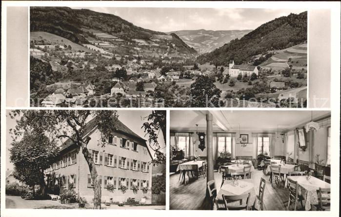 Altsimonswald Panorama Schwarzwald Gasthof Pension zum Ochsen Bromsilber