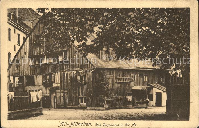 Alt Muenchen Pagenhaus in der Au
