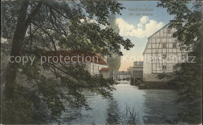 Grossdeuben Partie an der Muehle
