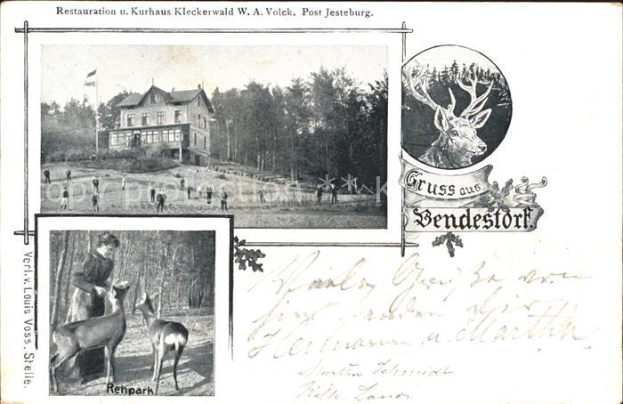 Bendestorf Restauration Kurhaus Kleckerwald Rehpark