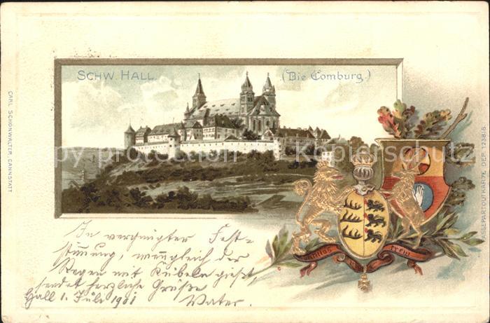 Schwaebisch Hall Comburg Wappen Krone