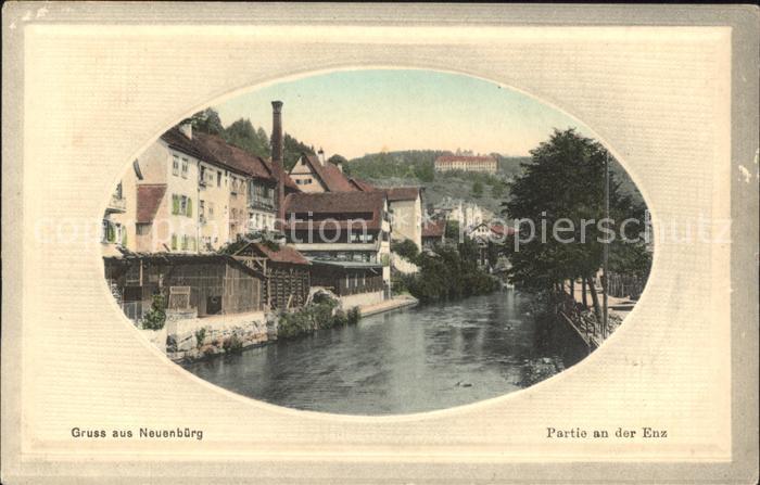 Neuenbuerg Enz Partie an der Enz