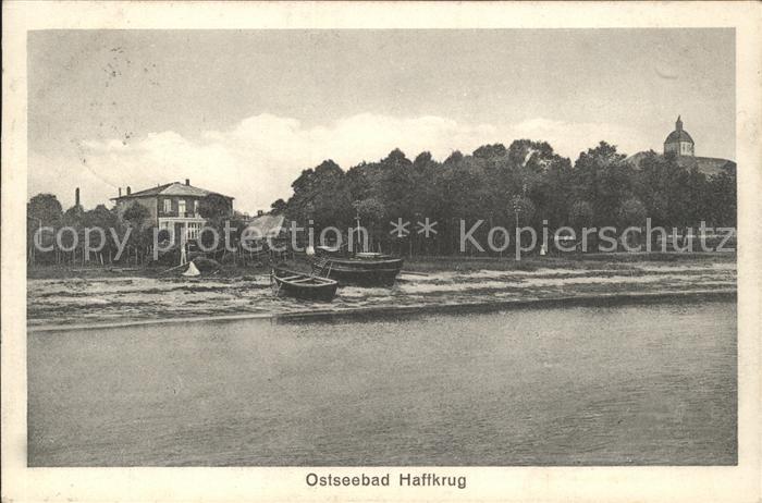 Haffkrug Ostseebad Ostseebad Ansicht vom Meer aus