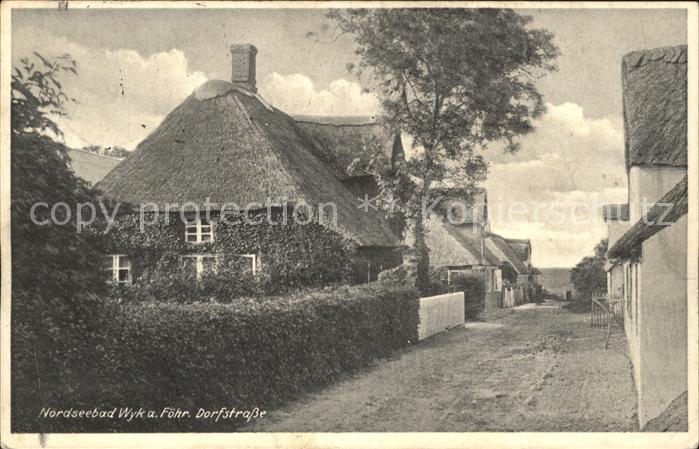 Wyk Foehr Dorfstrasse Nordseebad