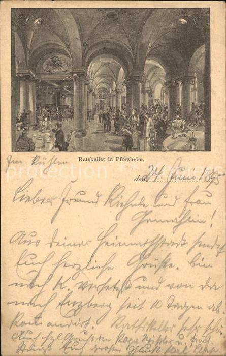 Pforzheim Ratskeller Bahnpost