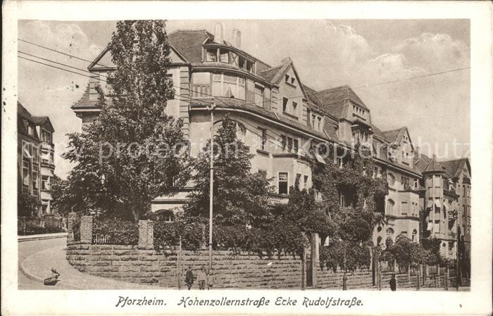 Pforzheim Hohenzollernstrasse Ecke Rudolfstrasse