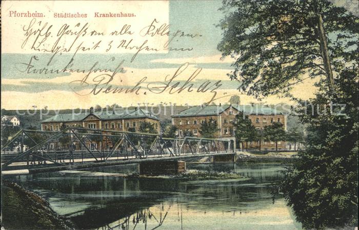 Pforzheim Staedtisches Krankenhaus Bruecke