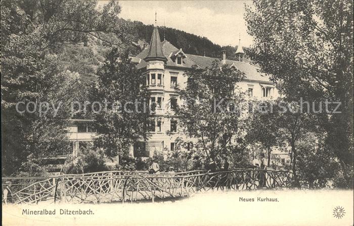 Bad Ditzenbach Neues Kurhaus Mineralbad