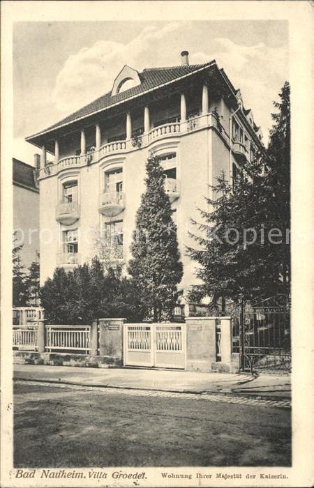 Bad Nauheim Villa Groedel Wohnung Ihrer Majestaet der Kaiserin