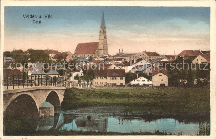 Velden Vils Uferpartie Bruecke Kirche