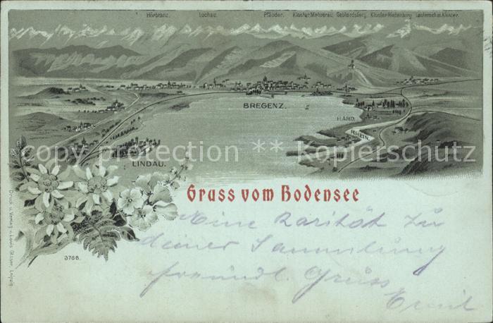 Lindau Bodensee und Umgebung Alpenpanorama