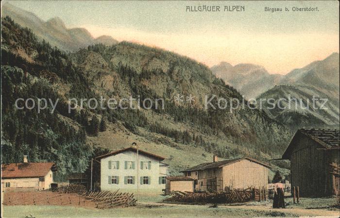 Birgsau Teilansicht Allgaeuer Alpen